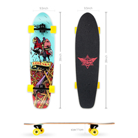 Planche de danse en bois d'érable freestyle, 39 pouces, personnalisée, longboard complet, vente en gros, livraison gratuite