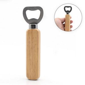 Abridor de Botellas de Cerveza de Madera con Mango Largo y Logotipo Grabado, Venta al Por Mayor - Product Image 1
