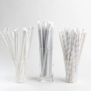 Venta al por mayor 100% Biodegradable <span class=keywords><strong>de</strong></span> grado <span class=keywords><strong>de</strong></span> alimentos <span class=keywords><strong>de</strong></span> papel colorido paja para <span class=keywords><strong>el</strong></span> hogar/al aire libre/<span class=keywords><strong>Club</strong></span> - Product Image 2