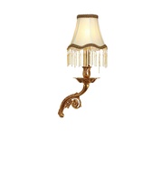 Applique murale LED en cuivre de style français, éclairage économe en énergie, commande par interrupteur mural pour chambre, salon, salle à manger, escalier