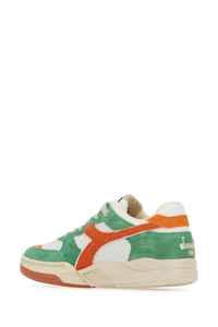 Garantía de calidad Diseñador Diadora B.560 Tobillo acolchado usado Zapatillas de cuero y gamuza multicolor - Product Image 3