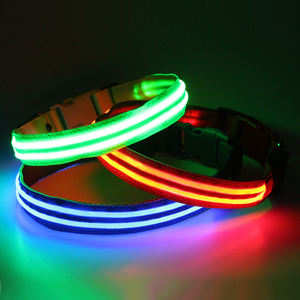 USB ajustável LED Dog Collar com Quick Release Feature tamanho personalizado impressão padrão fitas decorativas - Product Image 4