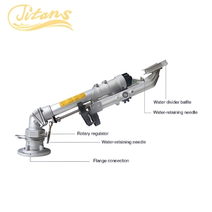 Titans CE Rohs Chứng Nhận Dài Phạm Vi 120M Mưa Súng Phun Nước Cho Trang Trại Orchard Hệ Thống Thủy Lợi - Product Image 3