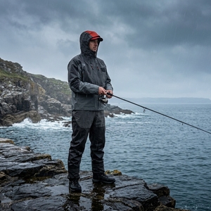 Veste imperméable à coque rigide pour la pêche en haute mer, veste respirante coupe-vent pour pêcheur, vêtements d'extérieur pour pêcheur - Product Image 1