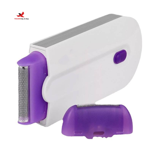 Épilateur et tondeuse 2-en-1 HQ Mixed Proc Discount, épilation indolore du visage et du corps, rechargeable, alimenté par USB - Product Image 1