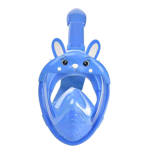 Snorkeluitrusting Voor Kinderen Freedive Duiken Snorkelmasker <span class=keywords><strong>Set</strong></span> Volledig Gezicht Zwemmasker - Product Image 4