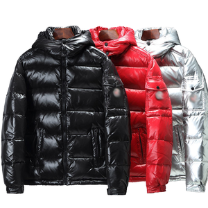 Giacca invernale di marca alla moda da <span class=keywords><strong>uomo</strong></span> con cappuccio per autunno e inverno impermeabile lunga lunga viso spesso e vestiti eleganti - Product Image 4