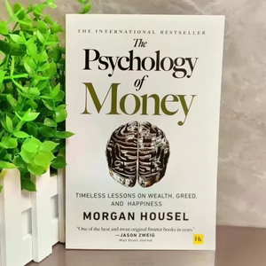 La <span class=keywords><strong>psychologie</strong></span> de l'argent, édition anglaise de Morgan Housel - Formation à la mentalité investissante, livre sur les finances personnelles, idée de cadeau pour les fêtes - Product Image 1