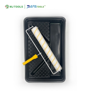 Dự Án Lớn Polyester Sơn Sàn Công Cụ Kit Bàn Chải Refill Tay Áo Dung Môi <span class=keywords><strong>Epoxy</strong></span> Khung Xử Lý 18 Inch Sơn Con Lăn Khay Bộ - Product Image 5