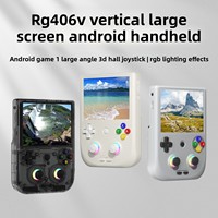 Console portable open-source RG406V WiFi Android/Linux OS AmberNik avec joystick sans fil PS2, écran tactile HD pour jeux d'arcade et RPG