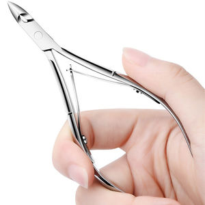 Pince à cuticules Jany personnalisée avec logo, lame inclinée en acier inoxydable, manche long en titane coloré, vente en gros - Product Image 5