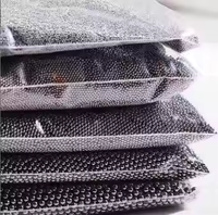 1KG Micro-perles métalliques pour ongles, breloques pour ongles, billes de caviar rondes en acier inoxydable, strass pour ongles pour DIY ongles / artisanat de bijoux et coques de téléphone
