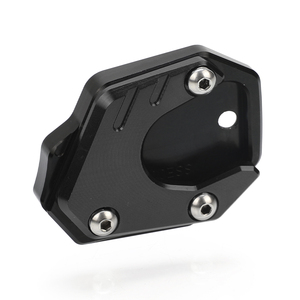 Support d'agrandissement de béquille de moto Support latéral antidérapant Pièce de plaque agrandie pour HONDA XL650V / XL700V Transalp 2000 - <span class=keywords><strong>2013</strong></span> - Product Image 3