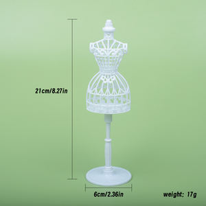 Maniquí <span class=keywords><strong>de</strong></span> Plástico, Modelo Hueco, Soporte para Colgar, Exhibidor <span class=keywords><strong>de</strong></span> Muñecas a Escala 1:6 para Vestidos, Ropa y Trajes - Product Image 1