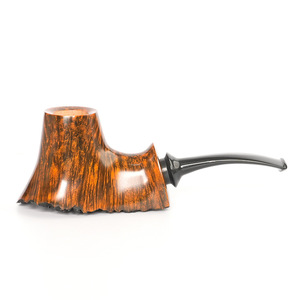 Muxiang Handmade Briar Wood Smoking Pipe Bent Type 3mm Filter Tobacco Pipe For Men - Product Image 5