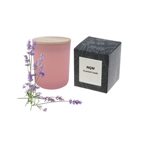 Vaso de cristal perfumado personalizado al por mayor, velas de iluminación navideñas, mezcla de Palma colorida, Etiqueta Privada, decoración del hogar hecha con cera - Product Image 3