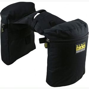 Sac de selle de cheval occidental en polyester à grain épais et léger, certifié BSCI, avec motif floral argenté, sac multifonctionnel de style cowboy - Product Image 3