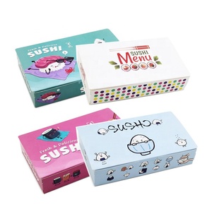 Caja de <span class=keywords><strong>Sushi</strong></span> para Llevar, de Cartón Reciclable con Laminado Mate, Impresa Personalizada - Product Image 3