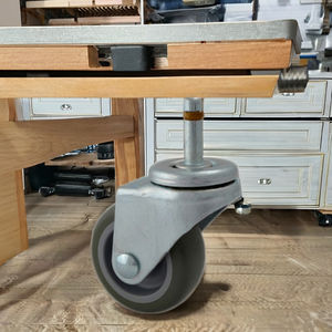 <span class=keywords><strong>Precio</strong></span> de fábrica, Material TPR de nailon, rueda giratoria fija, placa de 50mm de diámetro, oficina, sala de estar, cocina, dormitorio, muebles de baño - Product Image 2