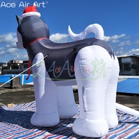 Chien Husky gonflable réaliste pour événements, publicité et décoration animale gonflable Husky sibérien gonflable pour promotions