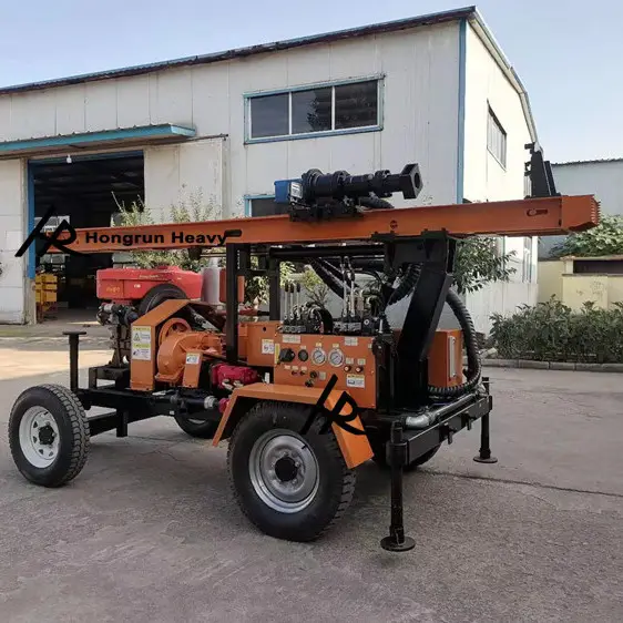 Water well rig for rock drilling Hydraulic DTH Water Well Drilling Rig