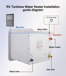 Douche de <span class=keywords><strong>camping</strong></span> portable 6L <span class=keywords><strong>pour</strong></span> l'extérieur, chauffe-eau au propane, chauffe-eau instantané au <span class=keywords><strong>gaz</strong></span> <span class=keywords><strong>GPL</strong></span>, chauffe-eau sans réservoir <span class=keywords><strong>pour</strong></span> <span class=keywords><strong>camping</strong></span>-<span class=keywords><strong>car</strong></span> - Product Image 2