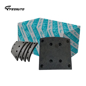Parti del freno per autocarro in ceramica rivestimento dei freni per autocarro WVA 19581 19582 19707 guarnizioni dei freni dell'asse posteriore - Product Image 2