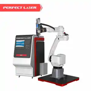 Perfect Laser new robot fiber laser cutting machine 300W 6 axis motion ability high-tech easy operation arm