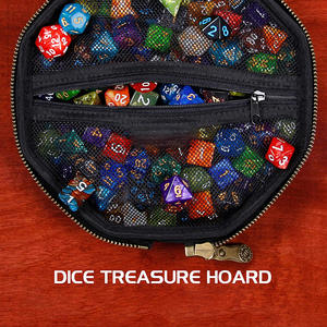 Estuche Octagonal para Dados y Bandeja para Lanzar Dados, Tablero de Juego para Juegos de Dados como RPG, DND y Otros Juegos de Mesa - Product Image 1