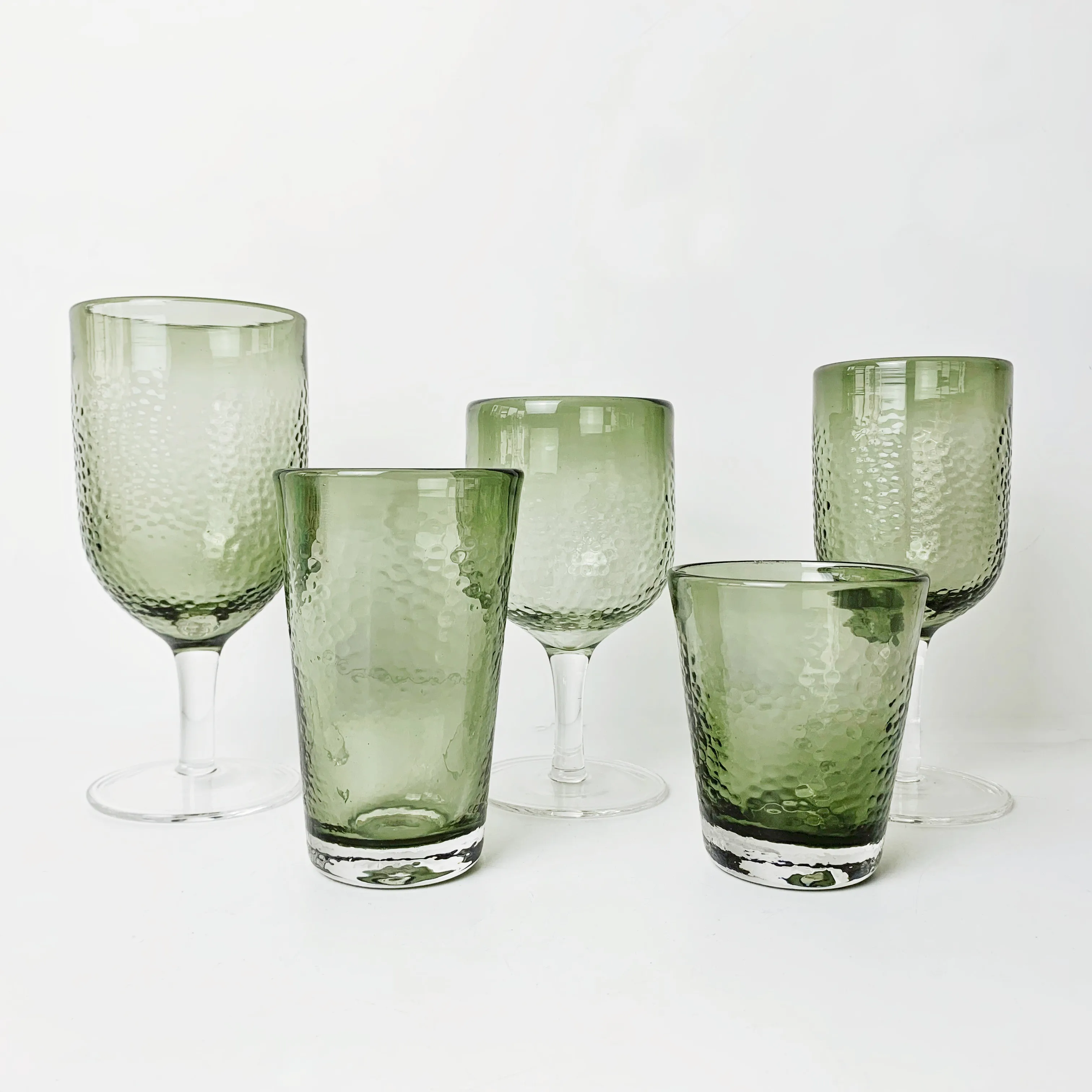 Color wine glass series crystal goblet hot sale glassware