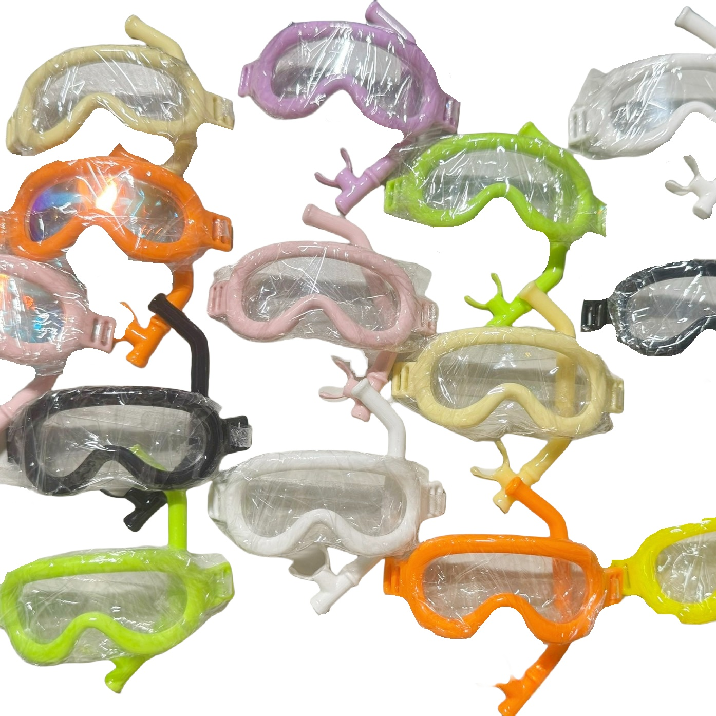 Black-Diving glasses + flippers