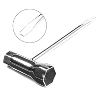 Clé d'épaisseur 2.0mm de haute qualité 13mm et 19mm clé en acier inoxydable débroussailleuse 5016917-01spark Plug clés scies à chaîne 272