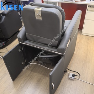 Sillón de Lavado de Cabello Eléctrico para Salón de Belleza KISEN, con Lavabo Oculto y Control de un Solo Toque - Product Image 5