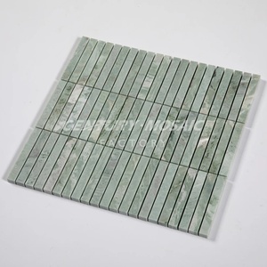 <span class=keywords><strong>Carrelage</strong></span> mosaïque vintage en marbre <span class=keywords><strong>vert</strong></span> menthe, 2 ", mosaïque en marbre <span class=keywords><strong>hexagonal</strong></span> pour décoration intérieure, mur de sol - Product Image 1