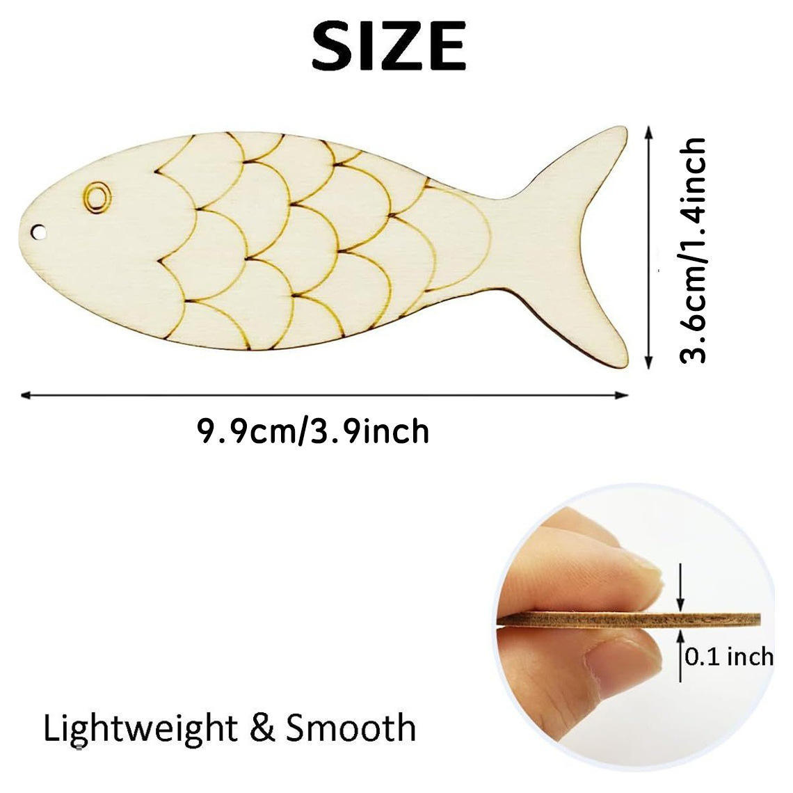 Log colored fish