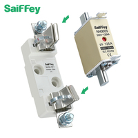 Fusible Saiffey nh lien nh000s fusible à lame ac 2a-160a avec double indicateur gG type hrc fusible lien céramique 500/690v