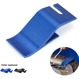 Soporte para llantas de motocicleta, herramienta de cambio de llantas de acero inoxidable azul para desmontar e instalar llantas - Product Image 3