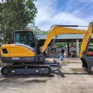 Mini Excavadora de 6T Más Vendida, Compacta, con Giro de Cola Cero, Alta Eficiencia Hidráulica XE60GA, Lista para Envío, Ideal para Construcción y Agricultura - Product Image 2