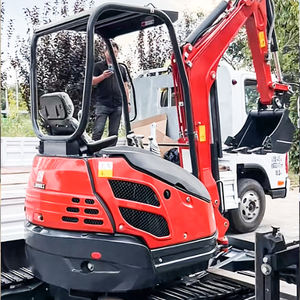 Spedizione gratuita 3.5 Ton Mini escavatore escavatore fattoria Mini cingolo scavatore Kubota motore Mini trattore escavatore macchina - Product Image 3