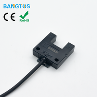 Interrupteur photoélectrique Bangtos à fente en U, espacement de 13 mm, NPN DC12-24V, capteur optique infrarouge à 3 fils, certifié CE