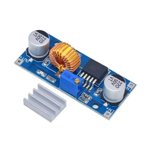 5A XL4015 DC-DC 4-38V to 1.25-36V 24V 12V 9V <b>5V</b> Step Down Adjustable Power Supply Module LED Lithium Charger With Heat Sink - Product Image 2