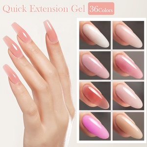 BORN PRETTY PRO เจลสร้างเล็บ 36 สี แบบ Biab สำหรับ OEM แบรนด์ส่วนตัว ปริมาณ 15 มล. อุปกรณ์ทำเล็บสำหรับร้านเสริมสวย เจลสร้างเล็บในขวด - Product Image 3