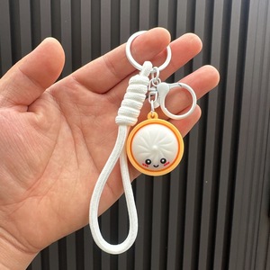 Most Popular 3D PVC <strong>Lanyard</strong> <strong>Cute</strong> Cartoon Dumpling Backpack Key Chain Colorful Pendant Stress Relief Toy For Kids - Product Image 5