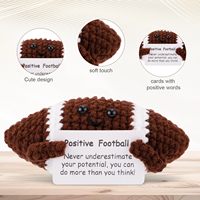 Tricot en peluche cadeaux de Golf drôle balle de Golf positive Crochet Gag soutien émotionnel présent décorations d'anniversaire de noël cadeau