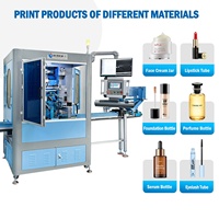 Máquina de Serigrafía Automática de Alta Calidad, Multicolor, de 8 Estaciones, con Posicionamiento por Cámara CCD para Tubos de Cerámica