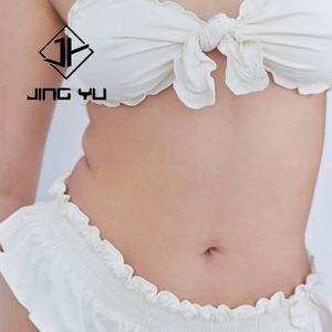 Traje de Baño de Verano con Nudo en el Pecho, Diseño de Moda, Personalizado, con Volantes, Tela Suave de Bambú - Product Image 5