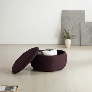 Otomano de almacenamiento tapizado de tela de diseño moderno para sala de estar para dormitorio escuela Hotel taller supermercado almacén uso - Product Image 6