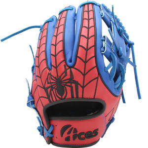 Gants de baseball et de softball Spider-Man personnalisables à <span class=keywords><strong>prix</strong></span> de gros, pour droitiers, en cuir véritable de haute qualité - Product Image 1