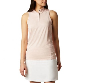 <span class=keywords><strong>Polo</strong></span> de golf <span class=keywords><strong>sans</strong></span> manches pour femmes en piqué de coton 100% personnalisé <span class=keywords><strong>Polo</strong></span> rose en tricot <span class=keywords><strong>sans</strong></span> manches pour femmes - Product Image 1