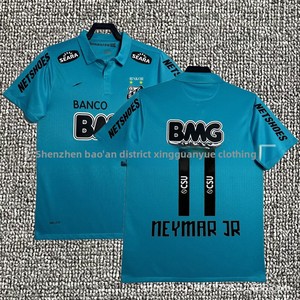 Maillot de football vintage <span class=keywords><strong>Santos</strong></span> domicile n°11 Neymar Ligue Brésilienne 1213 édition commémorative 100% nylon – Vente en gros - Product Image 4